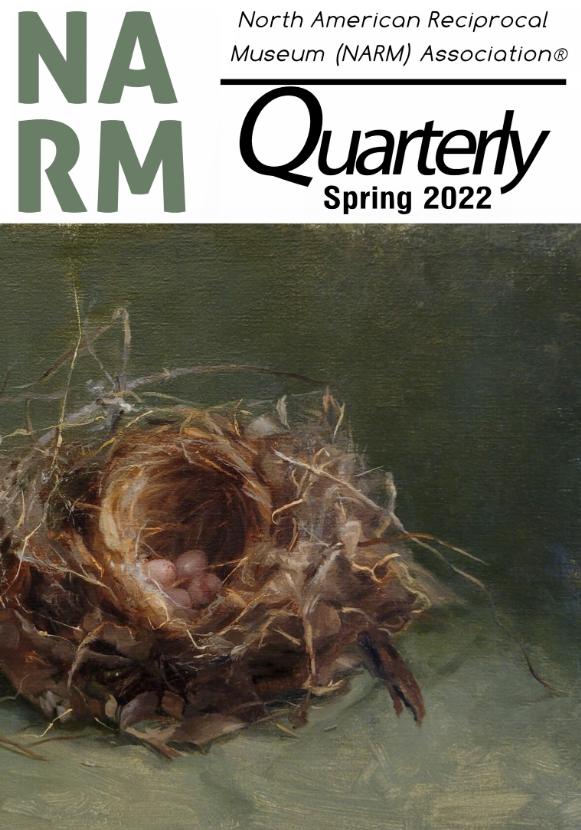 Cover of NARM Quarterly, Spring 2022, featuring Bird Nest painting